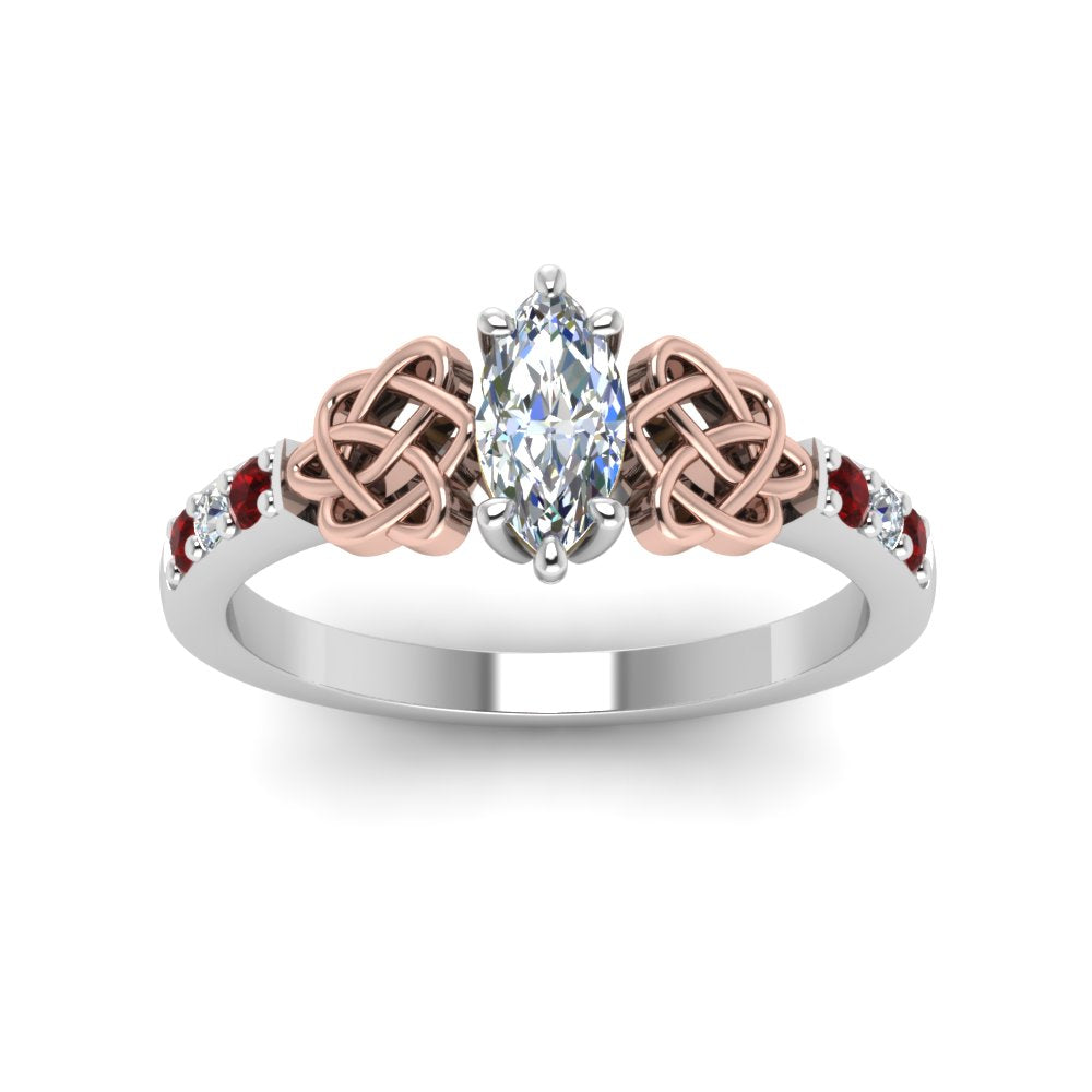 marquise-cut-celtic-diamond-ring-with-ruby-in-14K-white-gold-FDENS2255MQRGRUDRANGLE5-NL-WG