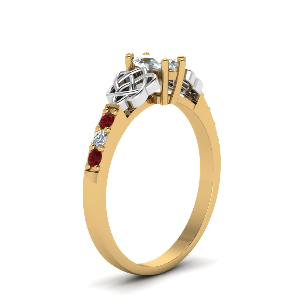 marquise-cut-celtic-diamond-ring-with-ruby-in-14K-yellow-gold-FDENS2255MQRGRUDRANGLE2-NL-YG