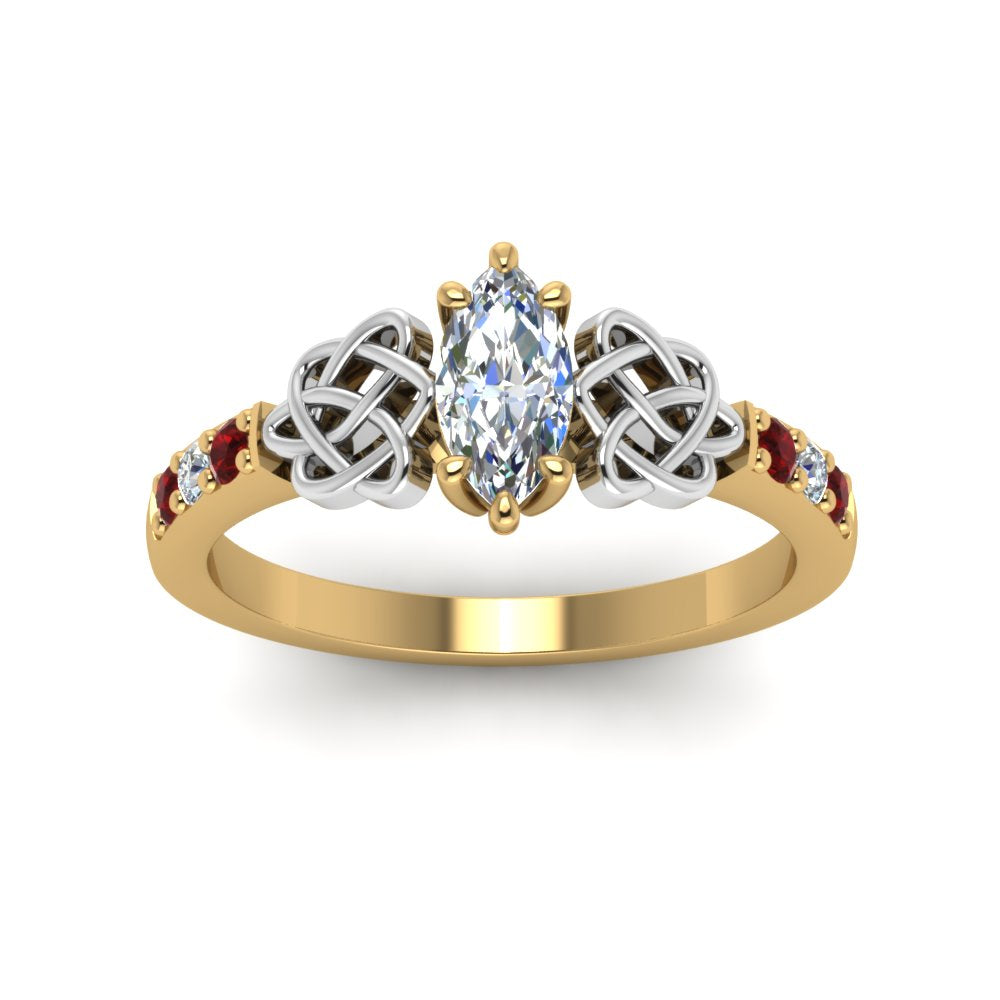 marquise-cut-celtic-diamond-ring-with-ruby-in-14K-yellow-gold-FDENS2255MQRGRUDRANGLE5-NL-YG