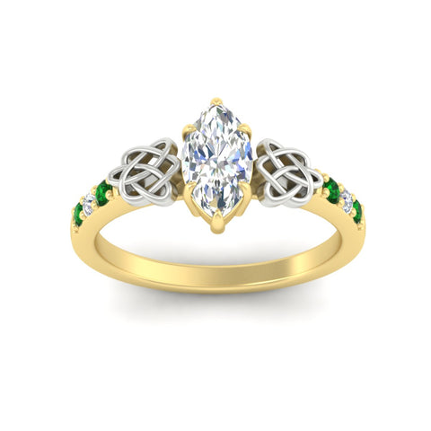 marquise-cut-celtic-emerald-two-tone-engagement-ring-in-yellow-gold-fdens2255mqrgemgrangle5-nl-yg.jpg