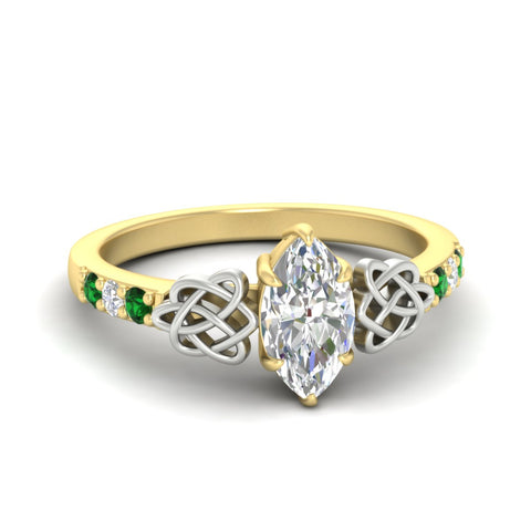 marquise-cut-celtic-emerald-two-tone-engagement-ring-in-yellow-gold-fdens2255mqrgemgrsleep-nl-yg.jpg