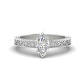 Thumbnail 2 - marquise-cut-celtic-engraved-solitaire-ring-in-white-gold-fdenr8544mqrsleep-nl-wg