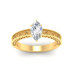 Load image into Gallery viewer, marquise-cut-celtic-engraved-solitaire-ring-in-yellow-gold-fdenr8544mqrangle5-nl-yg
