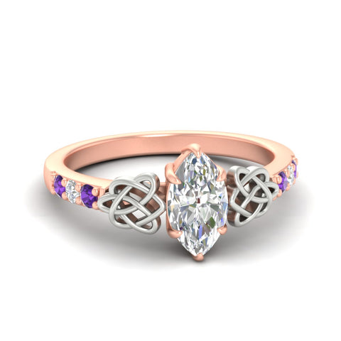 marquise-cut-celtic-purple-topaz-two-tone-engagement-ring-in-rose-gold-fdens2255mqrgvitosleep-nl-rg.jpg