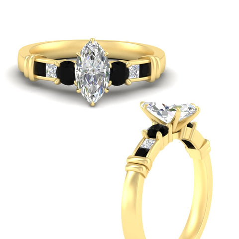 marquise-cut-channel-bar-set-black-diamond-engagement-ring-in-yellow-gold-fdens286mqrgblackangle3-nl-yg.jpg