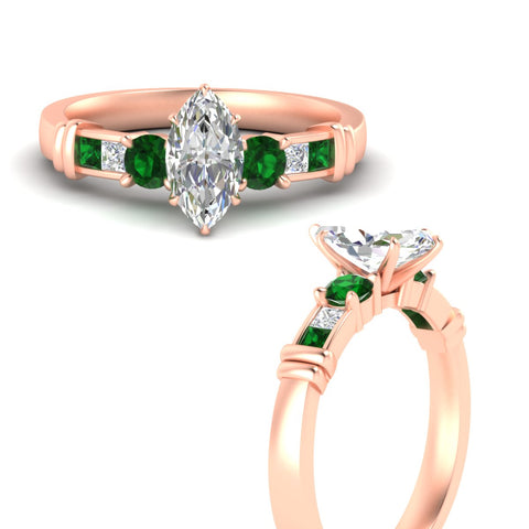 marquise-cut-channel-bar-set-emerald-engagement-ring-in-rose-gold-fdens286mqrgemgrangle3-nl-rg.jpg