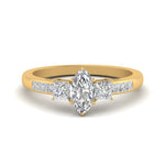 Load image into Gallery viewer, marquise-cut-channel-three-stone-diamond-engagement-ring-in-yellow-gold-FDENS205MQR-NL-YG.jpg
