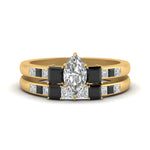 Load image into Gallery viewer, marquise-cut-channel-three-stone-diamond-engagement-ring-with-black-diamond-in-yellow-gold-FDENS205MQGBLACK-NL-YG.jpg
