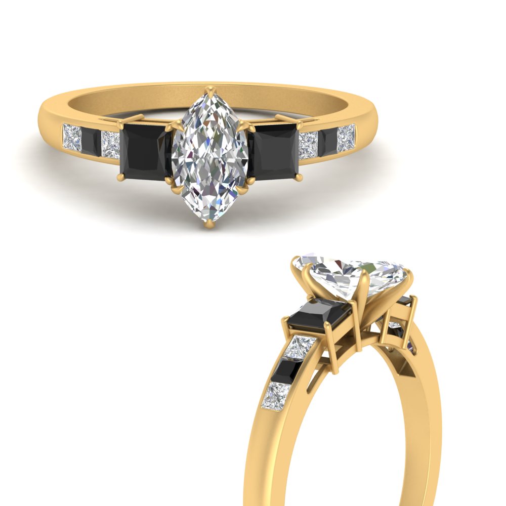 marquise-cut-channel-three-stone-diamond-engagement-ring-with-black-diamond-in-yellow-gold-FDENS205MQRGBLACK-NL-YG.jpg