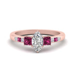 Load image into Gallery viewer, marquise-cut-channel-three-stone-diamond-engagement-ring-with-pink-sapphire-in-rose-gold-FDENS205MQRGSADRPI-NL-RG.jpg
