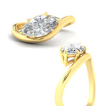 Load image into Gallery viewer, marquise-cut-curve-wave-diamond-solitaire-engement-ring-in-yellow-gold-fd11566mqr-nl-yg.jpg
