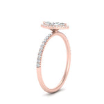 Load image into Gallery viewer, marquise-cut-diamond-halo-petite-engagement-ring-in-rose-gold-FD8523MQRANGLE3-NL-RG