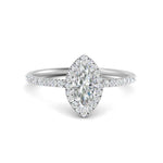 Load image into Gallery viewer, marquise-cut-diamond-halo-petite-engagement-ring-in-white-gold-FD8523MQRANGLE3-NL-WG