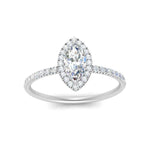 Load image into Gallery viewer, marquise-cut-diamond-halo-petite-engagement-ring-in-white-gold-FD8523MQRANGLE3-NL-WG