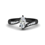 Load image into Gallery viewer, marquise-cut-diamond-swirl-channel-ring-in-black-gold-FDENS4028MQR-NL-BG.jpg?v=1754995913