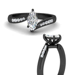 Load image into Gallery viewer, marquise-cut-diamond-swirl-channel-ring-in-black-gold-FDENS4028MQRANGLE3-NL-BG.jpg?v=1754995913