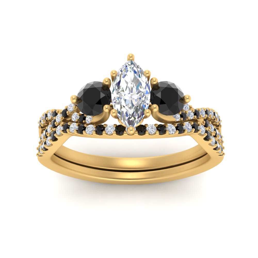 marquise-cut-diamond-twisted-floral-prong-black-diamond-wedding-set-yellow-gold-FD10257MQGBLACK-ANGLE5-NL-YG?v=1756360005