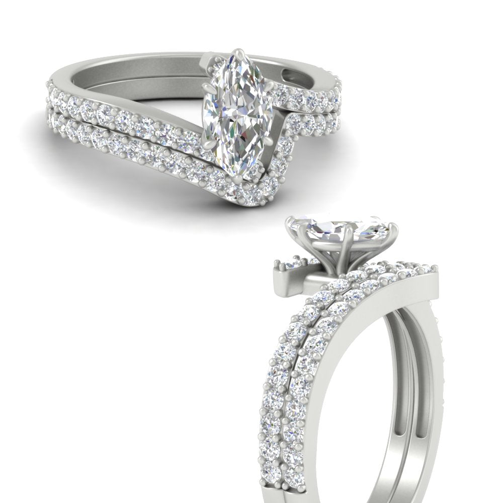 marquise-cut-diamond-wedding-ring-set-in-FDENS3007MQ-NL-WG