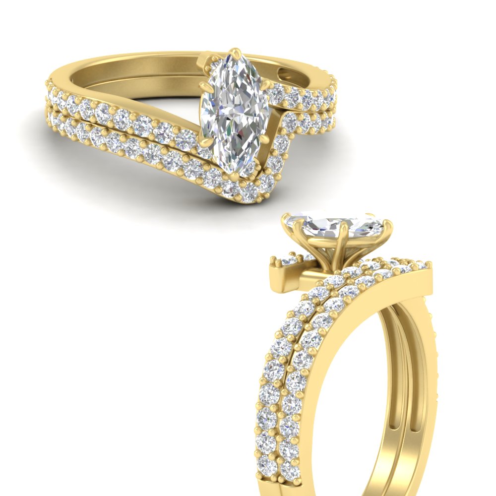 marquise-cut-diamond-wedding-ring-set-in-FDENS3007MQ-NL-YG