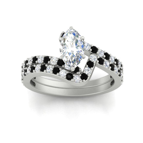 marquise-cut-diamond-wedding-ring-set-with-black-diamond-in-FDENS3007MQGBLACK-NL-WG
