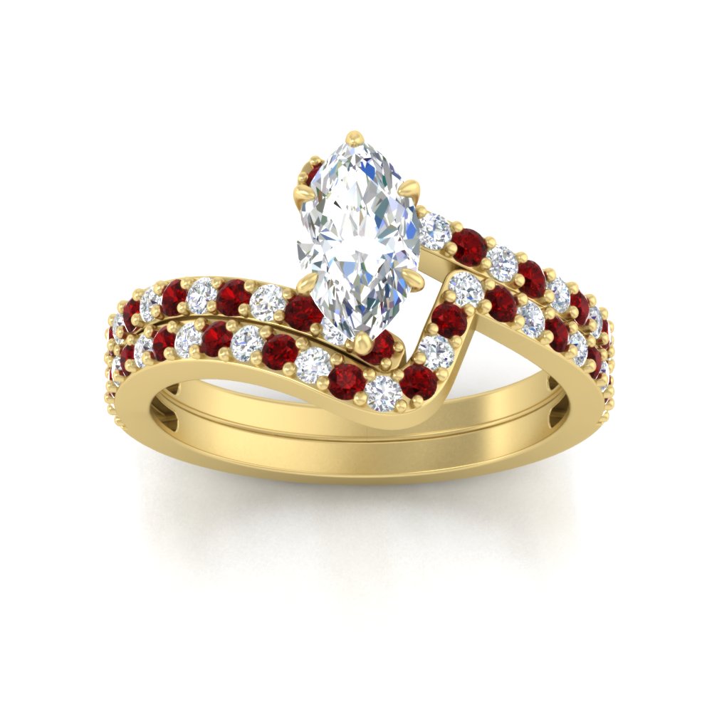marquise-cut-diamond-wedding-ring-set-with-ruby-in-FDENS3007MQGRUDR-NL-YG