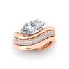 Load image into Gallery viewer, marquise-cut-dual-bands-with-wave-solitaire-ring-in-rose-gold-fdens11566mq-nl-rg-w3.jpg