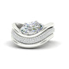 Load image into Gallery viewer, marquise-cut-dual-bands-with-wave-solitaire-ring-in-white-gold-fdens11566mq-nl-wg-w3.jpg