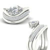 Load image into Gallery viewer, marquise-cut-dual-bands-with-wave-solitaire-ring-in-white-gold-fdens11566mq-nl-wg-w3.jpg