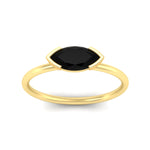 Load image into Gallery viewer, marquise-cut-east-west-black-diamond-ring-in-yellow-gold-fdenr11664mqgblackangle5-nl-yg.jpg