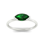 Load image into Gallery viewer, marquise-cut-east-west-emerald-ring-in-white-gold-fdenr11664mqgemgrangle5-nl-wg.jpg