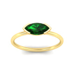 Load image into Gallery viewer, marquise-cut-east-west-emerald-ring-in-yellow-gold-fdenr11664mqgemgrangle5-nl-yg.jpg