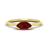Load image into Gallery viewer, marquise-cut-east-west-ruby-ring-in-yellow-gold-fdenr11664mqgrudrsleep-nl-yg.jpg