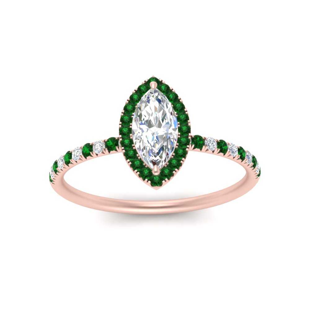 marquise-cut-emerald-halo-petite-engagement-ring-in-rose-gold-FD8523MQRGEMGRANGLE3-NL-RG