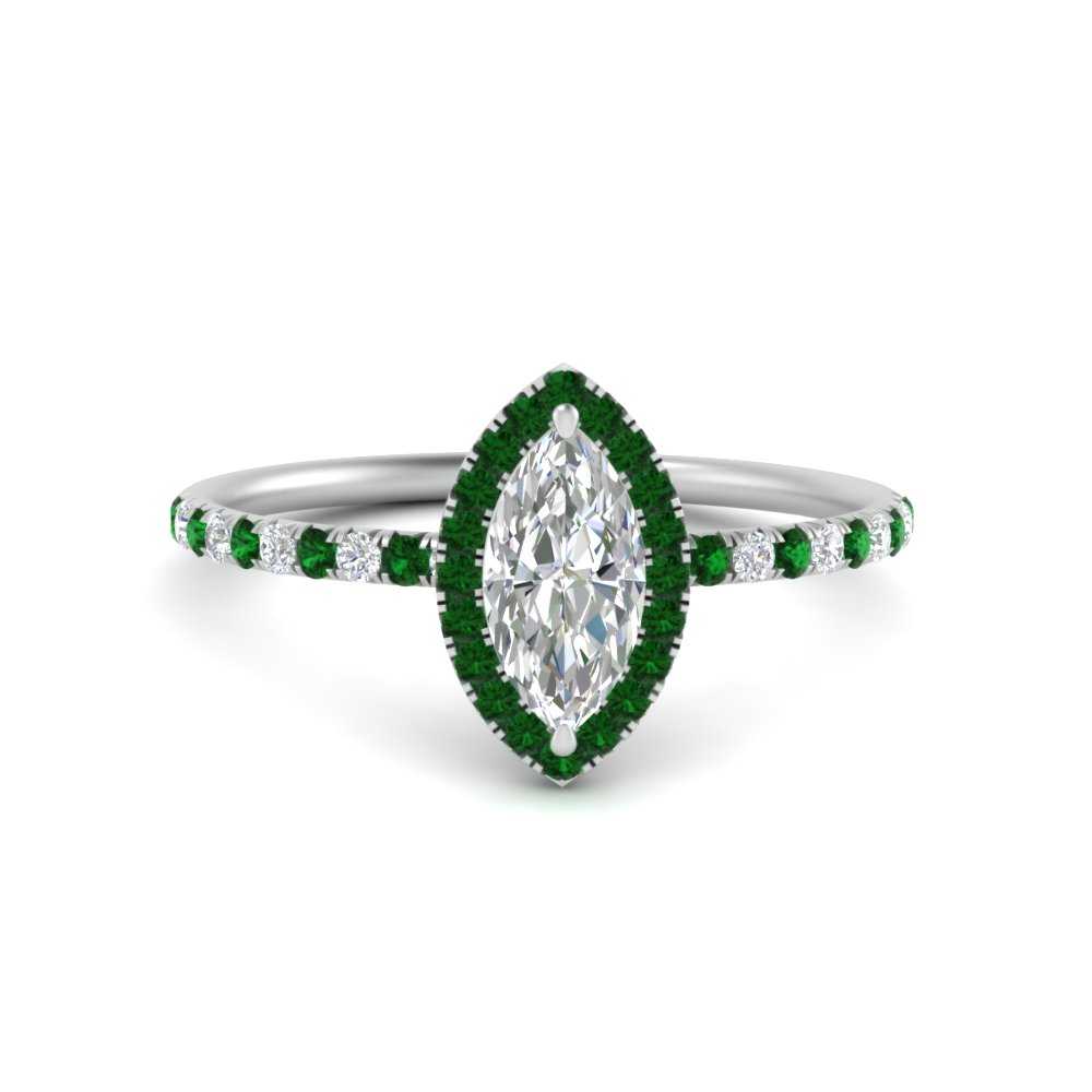 marquise-cut-emerald-halo-petite-engagement-ring-in-white-gold-FD8523MQRGEMGRANGLE3-NL-WG