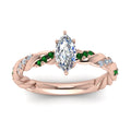Thumbnail 47 - marquise-cut-emerald-twisted-vine-engagement-ring-in-rose-gold-FD9127MQRGEMGRANGLE5-NL-RG