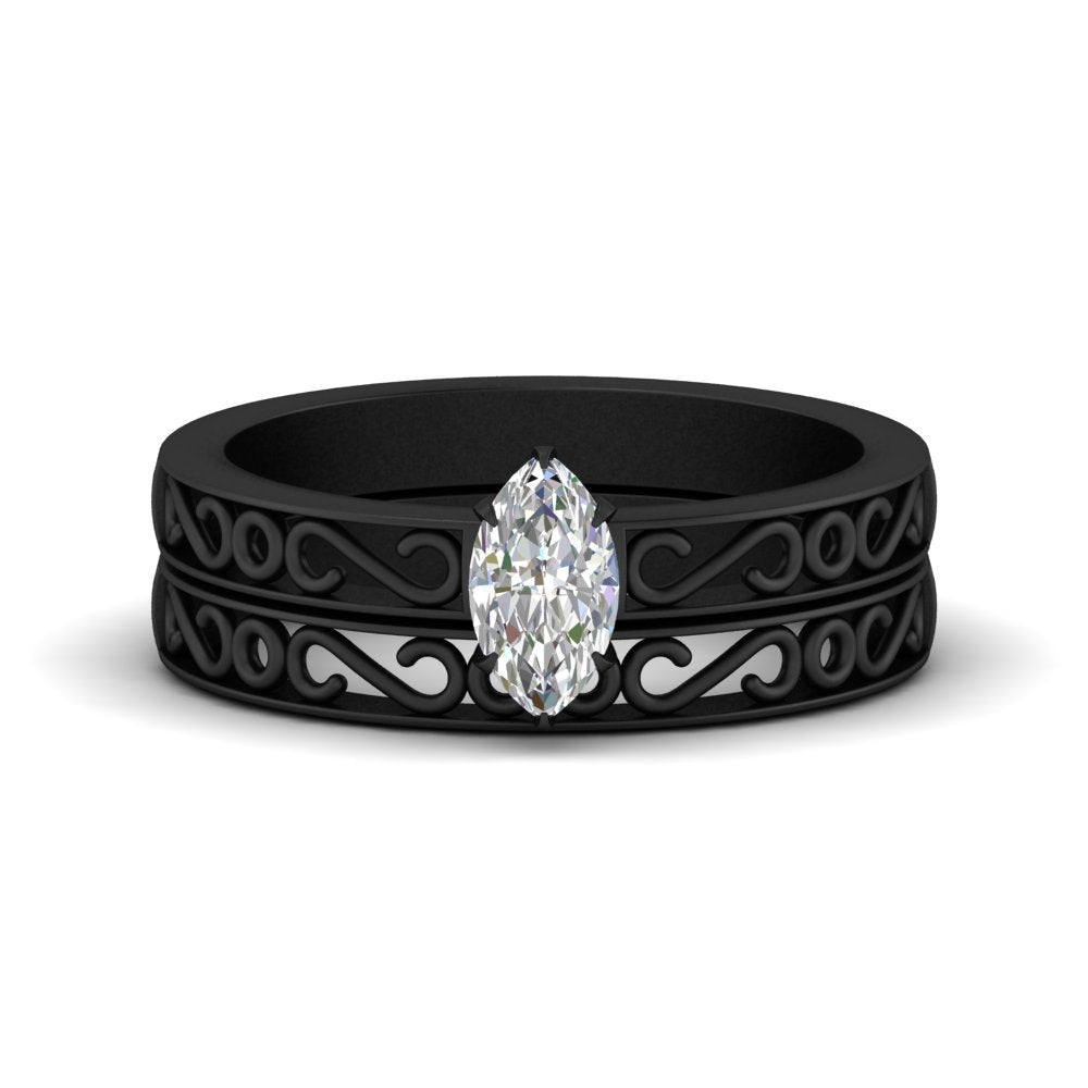 marquise-cut-filigree-single-stone-diamond-wedding-ring-set-in-black-gold-FDENS3289MQ-NL-BG.jpg?v=1763371066
