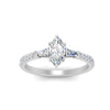 Load image into Gallery viewer, Delicate Antique Pave Marquise Cut Diamond Ring