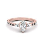 Load image into Gallery viewer, Delicate Antique Pave Marquise Engagement Ring