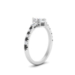 Load image into Gallery viewer, Delicate Antique Pave Marquise Engagement Ring