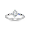 Load image into Gallery viewer, Delicate Antique Pave Marquise Cut Diamond Ring
