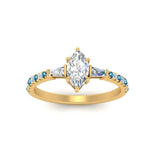 Load image into Gallery viewer, Delicate Antique Pave Marquise Engagement Ring