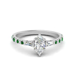 Load image into Gallery viewer, Delicate Antique Pave Marquise Engagement Ring