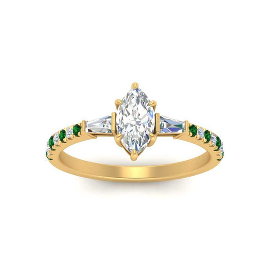 Delicate Antique Pave Marquise Cut Diamond Ring