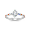 Load image into Gallery viewer, Delicate Antique Pave Marquise Cut Diamond Ring