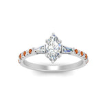 Load image into Gallery viewer, Delicate Antique Pave Marquise Cut Diamond Ring
