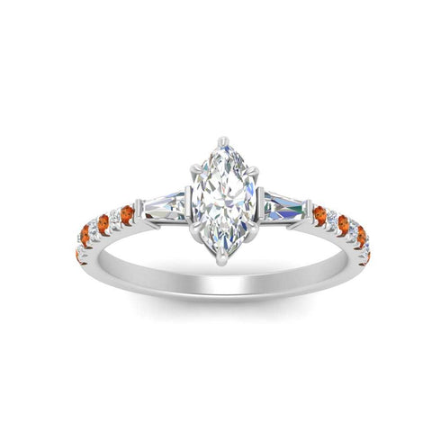 Delicate Antique Pave Marquise Cut Diamond Ring