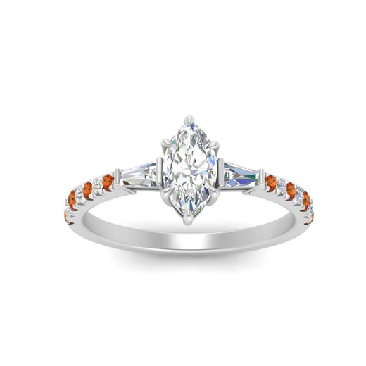 Delicate Antique Pave Marquise Cut Diamond Ring