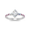Load image into Gallery viewer, Delicate Antique Pave Marquise Cut Diamond Ring