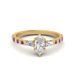 Load image into Gallery viewer, Delicate Antique Pave Marquise Engagement Ring