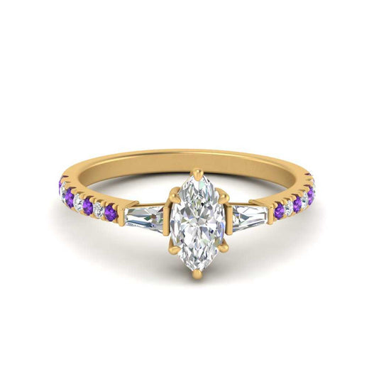 Delicate Antique Pave Marquise Cut Diamond Ring